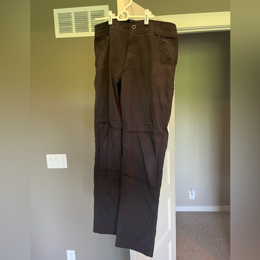 Kuhl Free Radikl pants, size 34x34, charcoal gray.